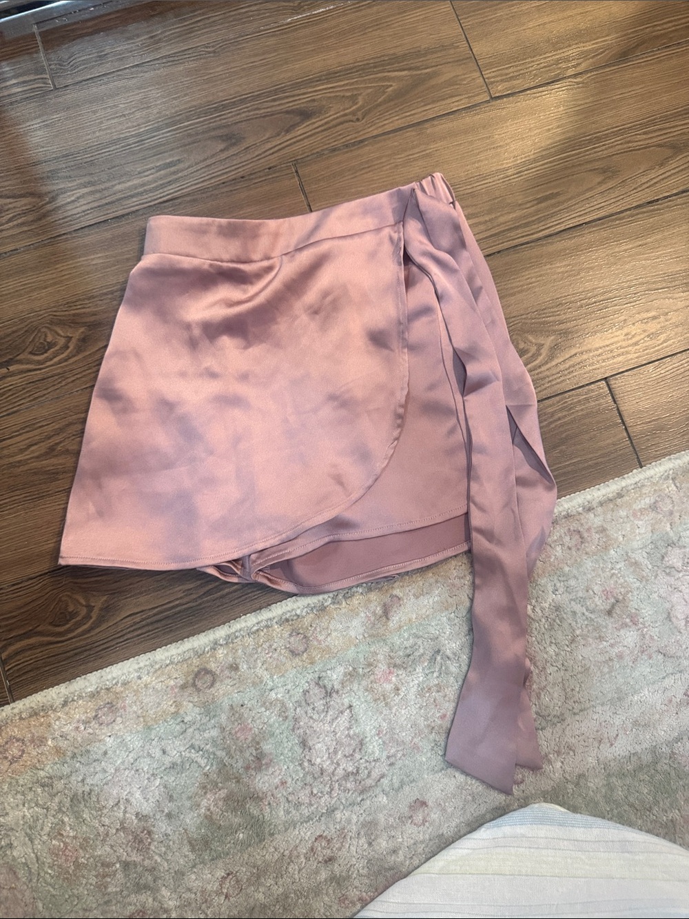 Sincerely Jules Dusty Rose Wrap Skort
